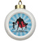 Super Dad Ceramic Ball Ornament