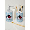 Super Dad Ceramic Bathroom Accessories - LIFESTYLE (toothbrush holder & soap dispenser)