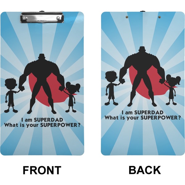 Super Dad Clipboard (Legal) (Front + Back)