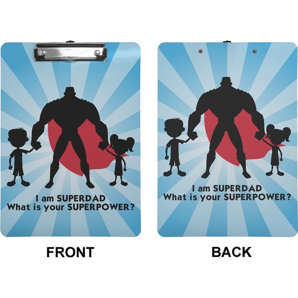 Super Dad Clipboard (Letter) (Front + Back)