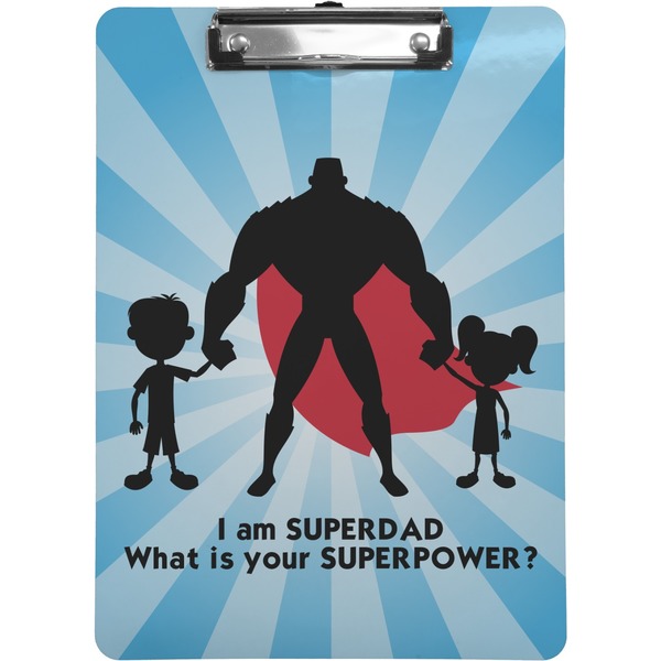 Custom Super Dad Clipboard (Letter Size)