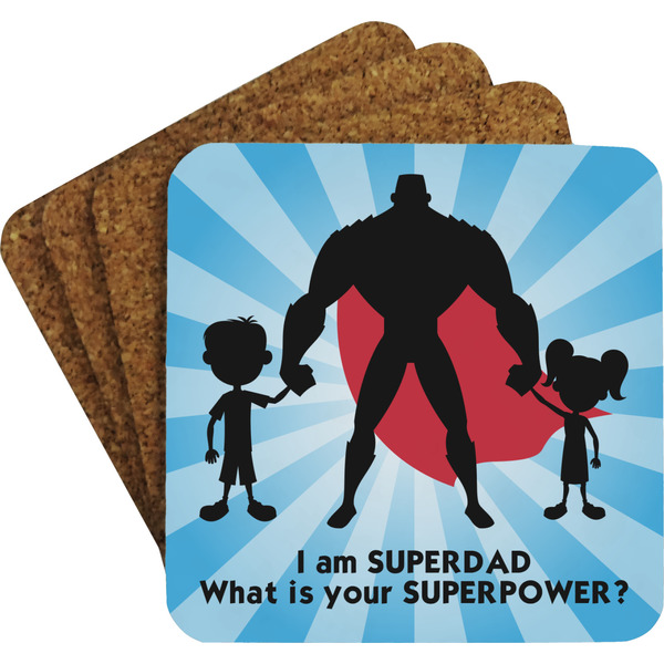 Super Dad Coaster Set (Personalized)