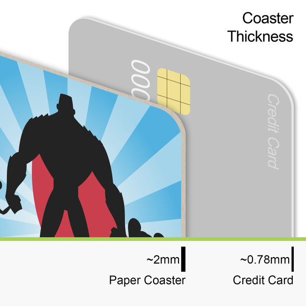 Super Dad Coaster Thickness