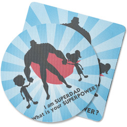 Super Dad Rubber Backed Coaster