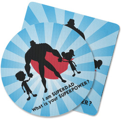 Super Dad Rubber Backed Coaster