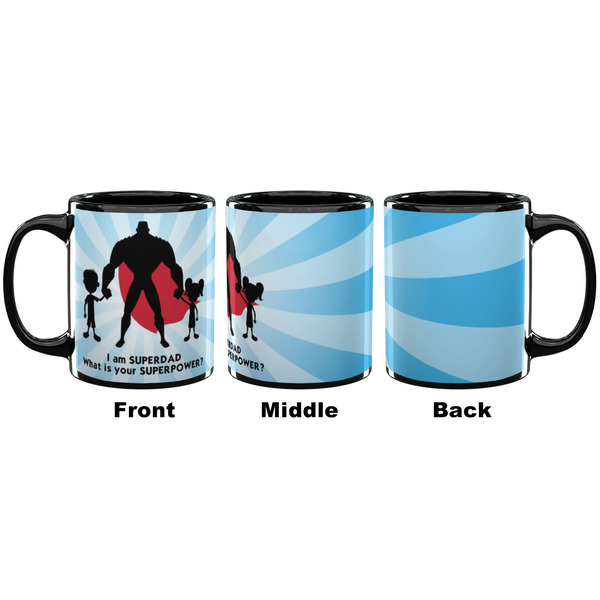 Super Dad Coffee Mug - 11 oz - Black APPROVAL