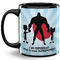 Super Dad Coffee Mug - 11 oz - Full- Black