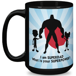 Super Dad 15 Oz Coffee Mug - Black