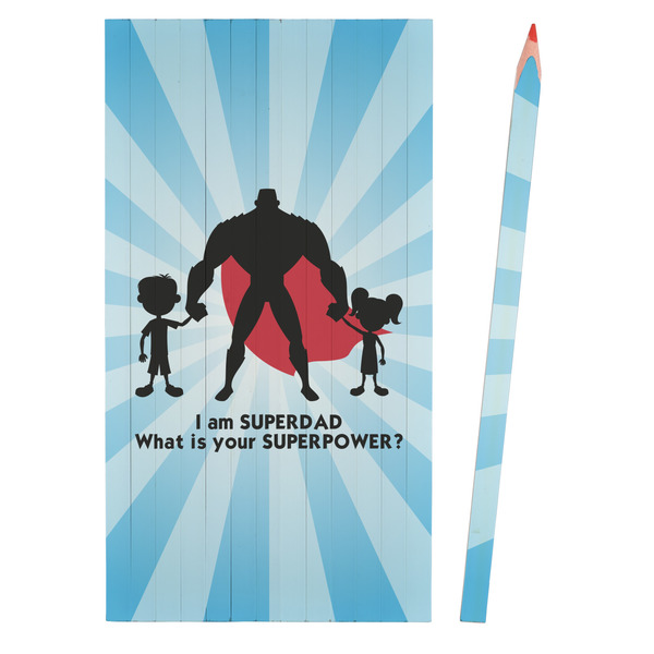 Super Dad Colored Pencils - Front View