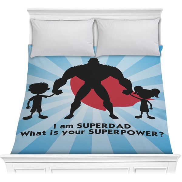Custom Super Dad Comforter - Full / Queen