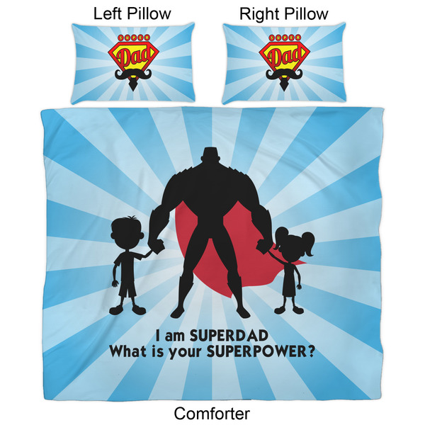 Super Dad Comforter Set - King - Approval