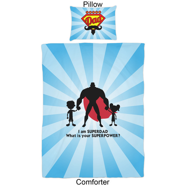 Super Dad Comforter Set - Twin - Approval