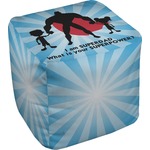 Super Dad Cube Pouf Ottoman