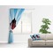 Super Dad Curtain With Window and Rod - in Room Matching Pillow