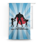 Super Dad Curtain Panel - Custom Size