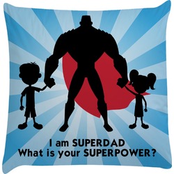 Super Dad Decorative Pillow Case