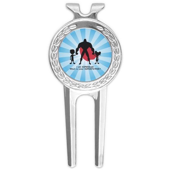 Custom Super Dad Golf Divot Tool & Ball Marker