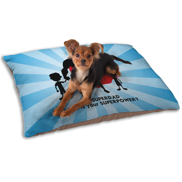 Custom Super Dad Dog Bed - Small