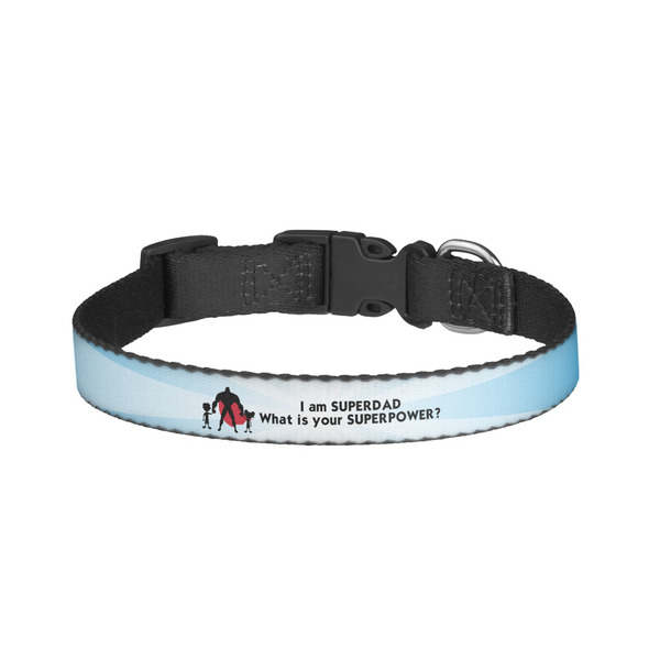 Custom Super Dad Dog Collar - Large