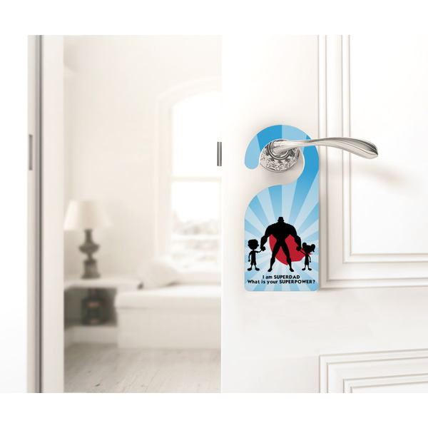Super Dad Door Hanger - LIFESTYLE