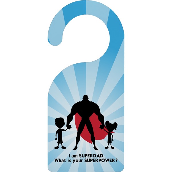 Custom Super Dad Door Hanger