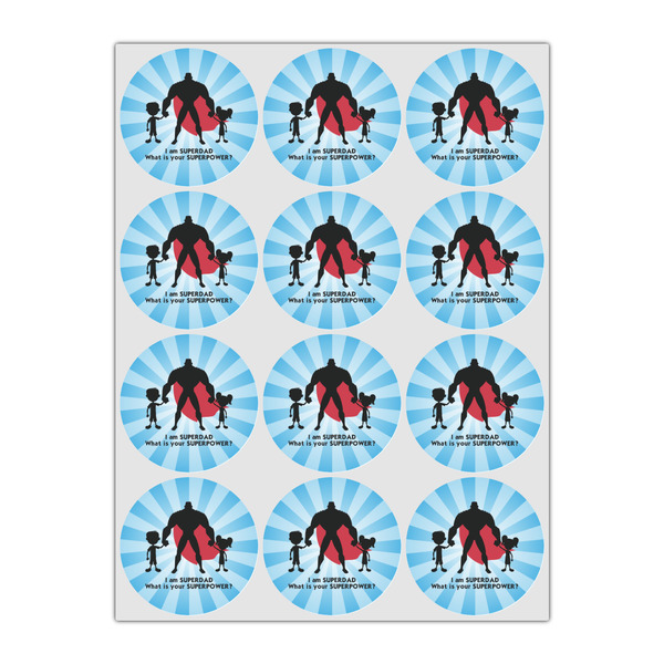 Super Dad Drink Topper - Small - Set of 12