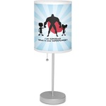 Super Dad 7" Drum Lamp with Shade Polyester
