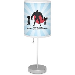 Super Dad Lamp with Drum Shade