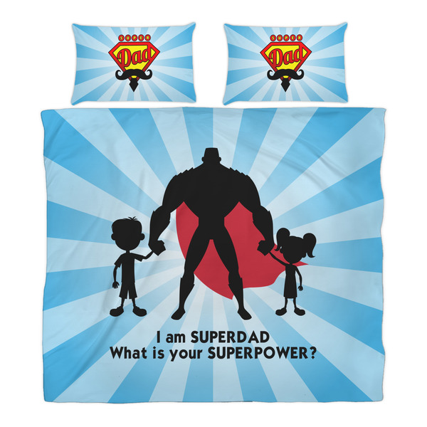 Super Dad Duvet Cover Set - King - Alt Approval