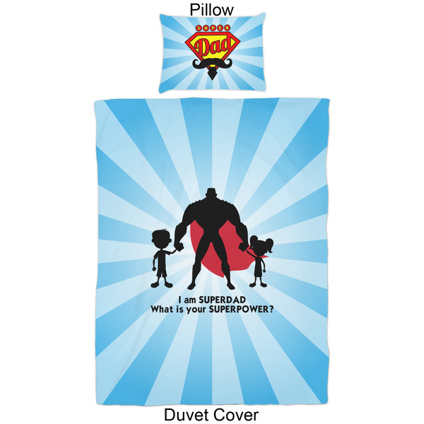 Super Dad Duvet Cover Set - Twin - Approval