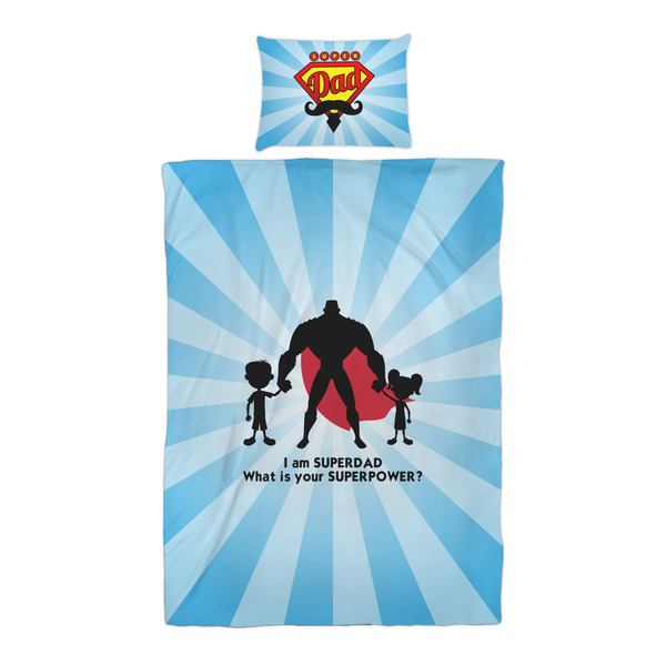 Super Dad Duvet Cover Set - Twin XL - Alt Approval