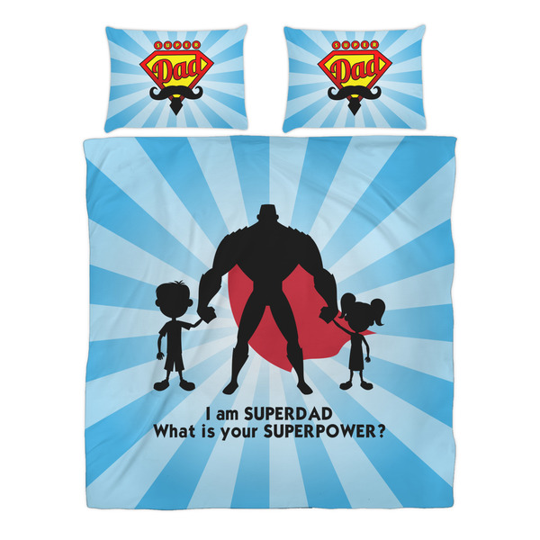 Super Dad Duvet cover Set - Queen - Alt Approval
