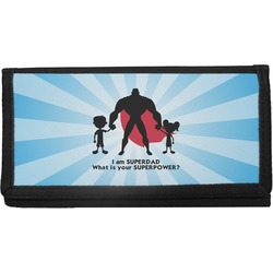 Super Dad Canvas Checkbook Cover