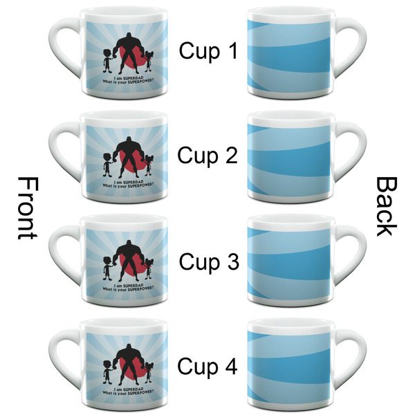 Super Dad Espresso Cup - 6oz (Double Shot Set of 4) APPROVAL