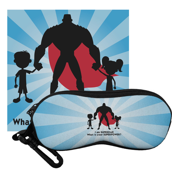 Custom Super Dad Eyeglass Case & Cloth