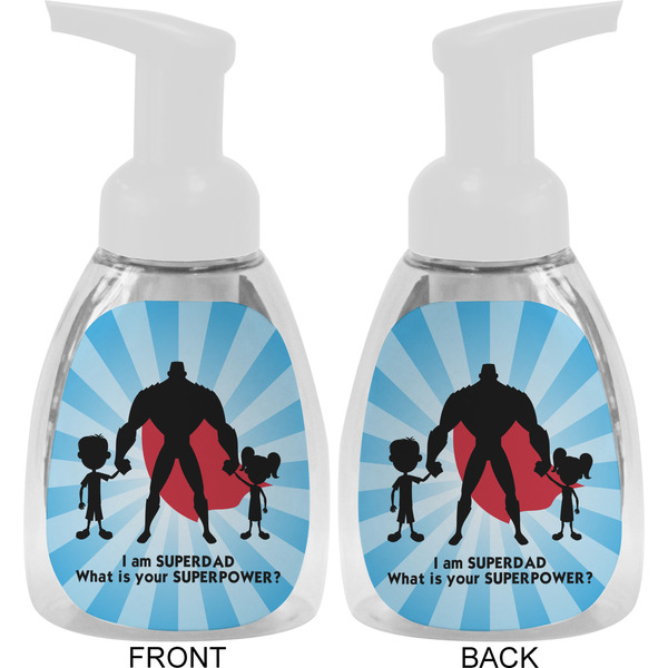 Super Dad Foam Soap Bottle Approval - White