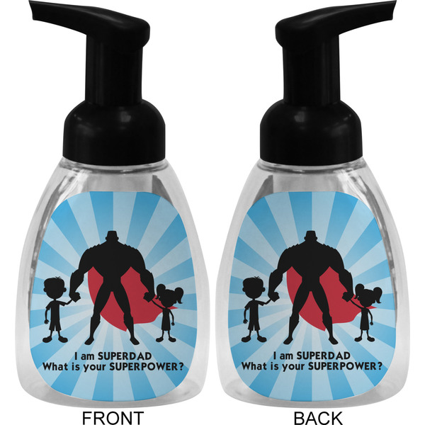 Super Dad Foam Soap Bottle (Front & Back)
