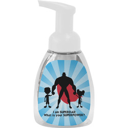 Super Dad Foam Soap Bottle - White