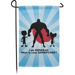 Super Dad Small Garden Flag - Double Sided