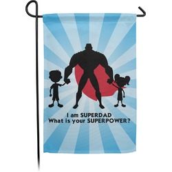 Super Dad Small Garden Flag - Double Sided