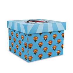 Super Dad Gift Box with Lid - Canvas Wrapped - Medium