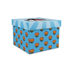 Super Dad Gift Box with Lid - Canvas Wrapped - Small