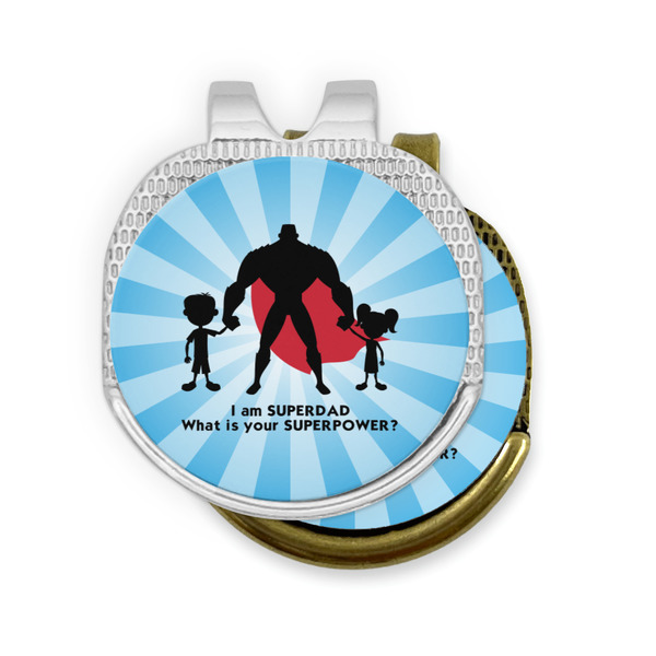 Super Dad Golf Ball Marker Hat Clip - PARENT/MAIN