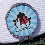 Super Dad Golf Ball Marker - Hat Clip