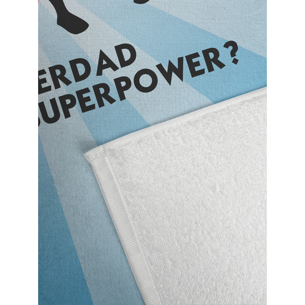 Super Dad Golf Towel - Detail