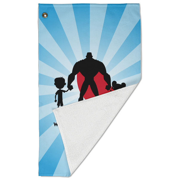 Super Dad Golf Towel - Folded (Large)