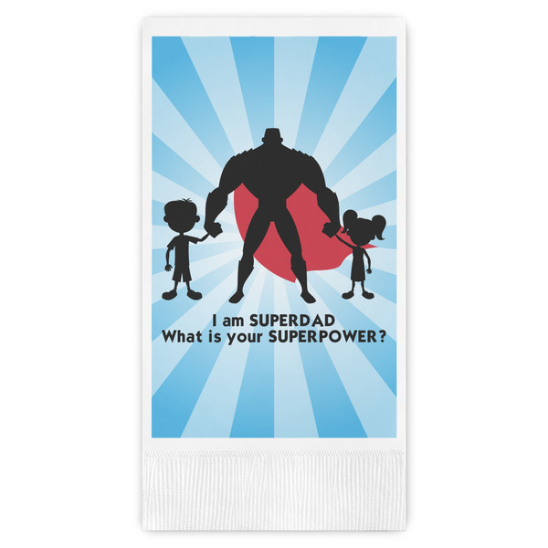 Custom Super Dad Guest Paper Towels - Full Color