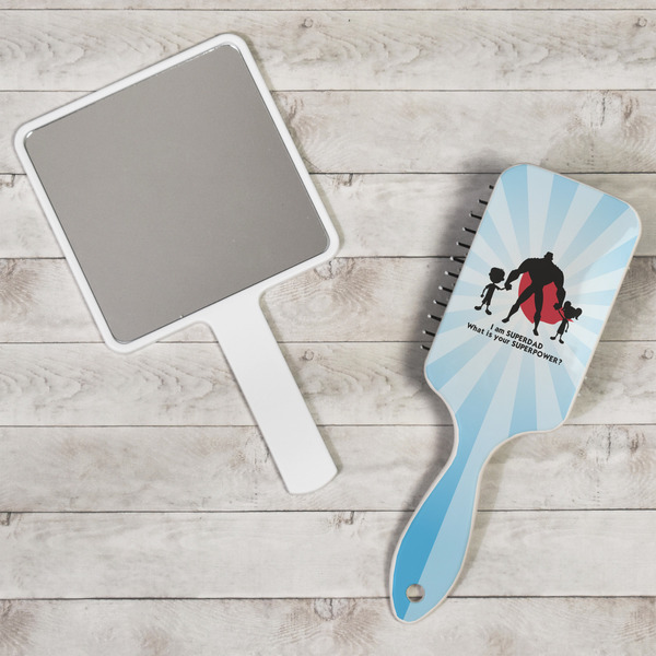 Super Dad Hair Brush - In Context