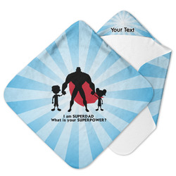 Super Dad Hooded Baby Towel