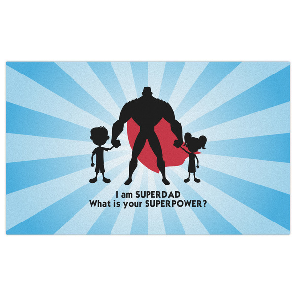 Super Dad Indoor / Outdoor Rug - 3'x5' - Front Flat